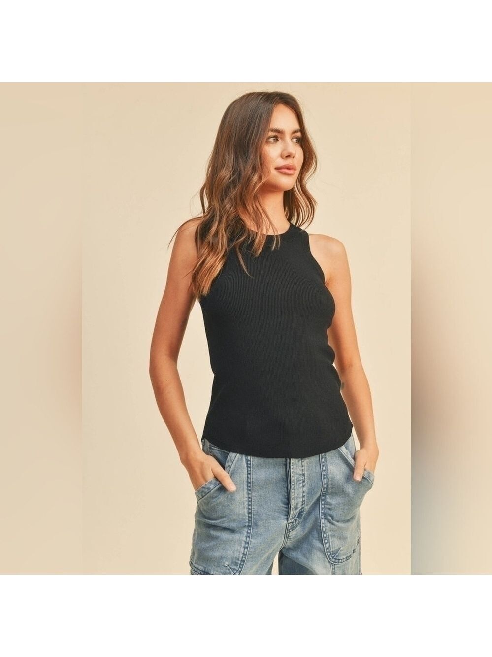Miou Muse racer back tank S